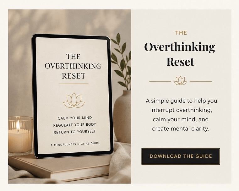 The Overthinking Reset — Digital Mindfulness Journal